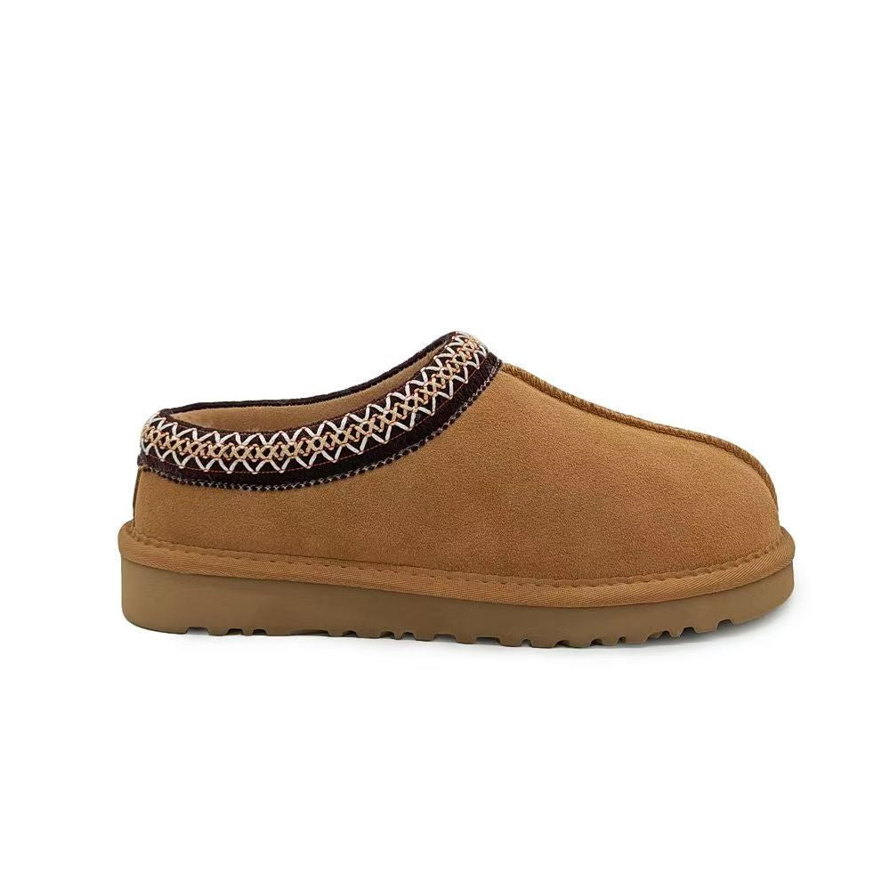 Furry Slip-On Woman Clogs