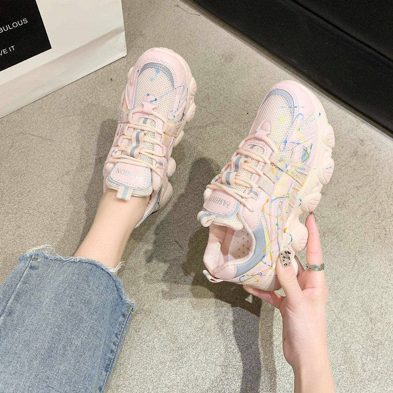 Luminous sneakers