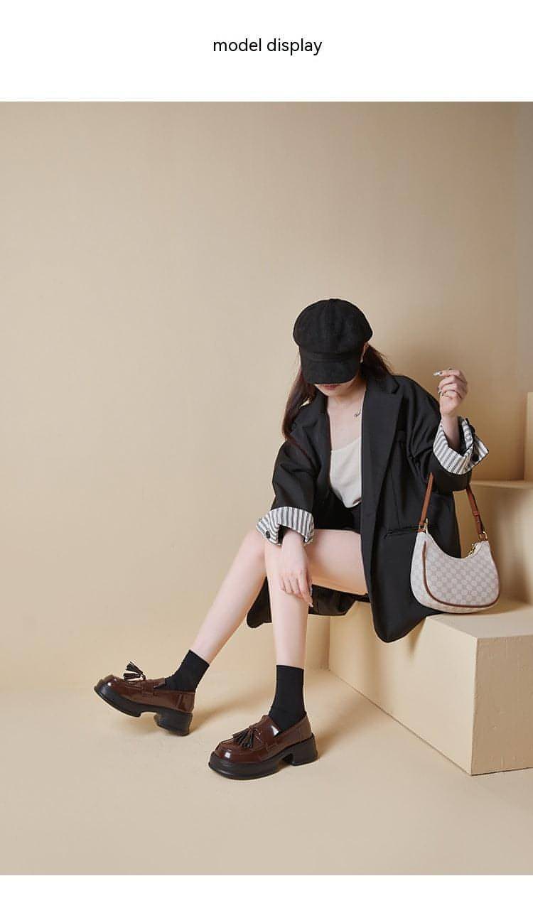 Tassel Japanese Leisure Leather Shoes
