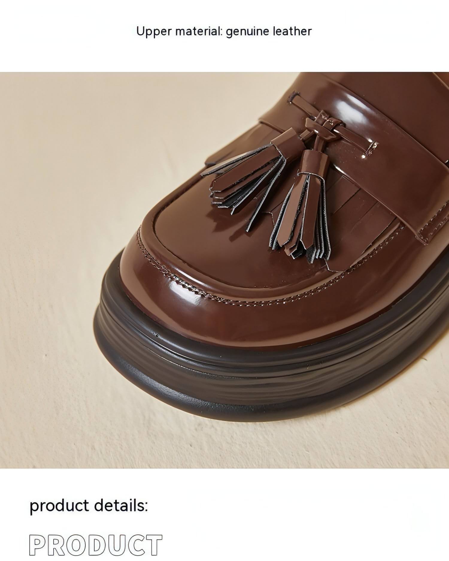 Tassel Japanese Leisure Leather Shoes