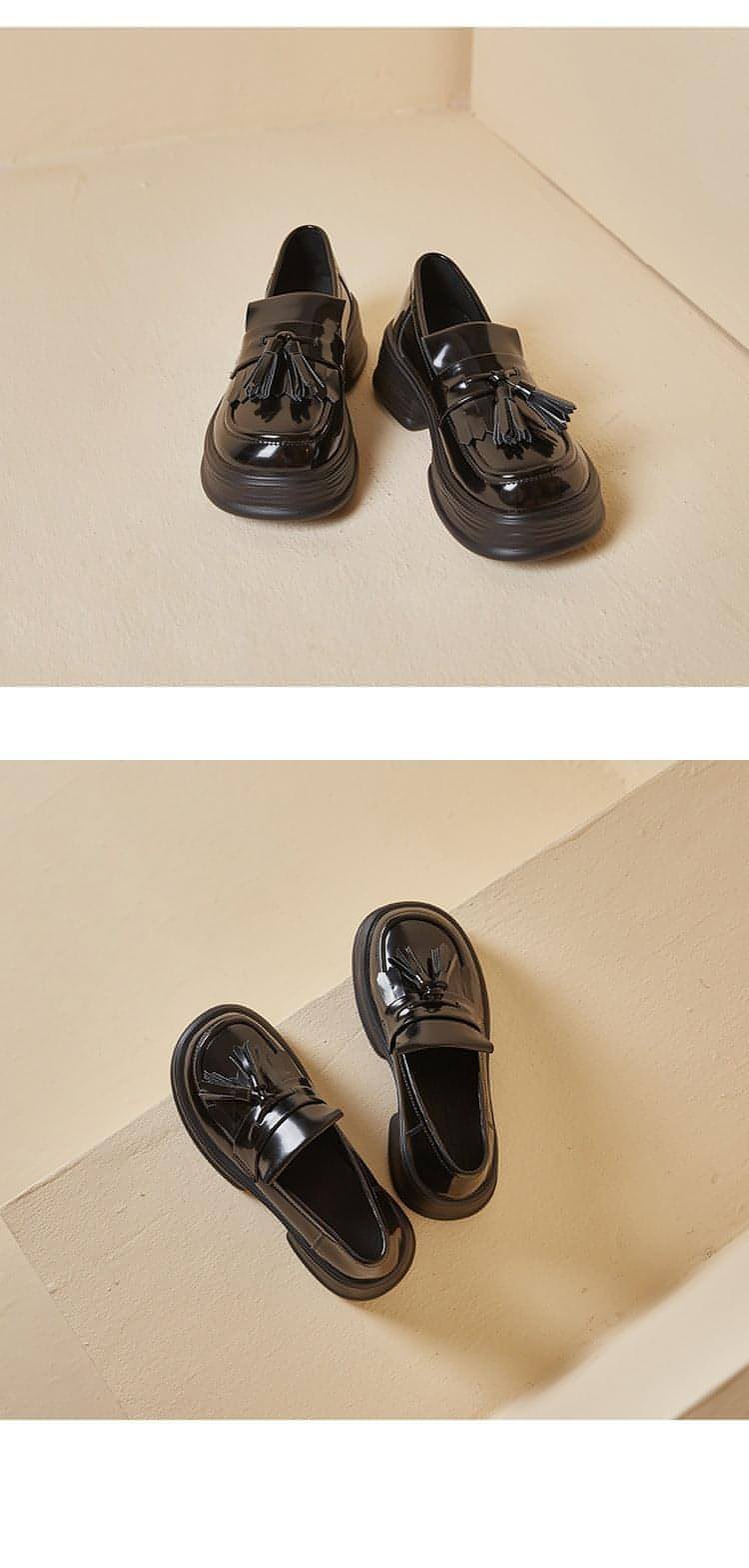 Tassel Japanese Leisure Leather Shoes