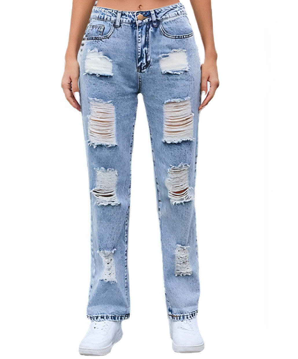 Ripped Slim Jeans
