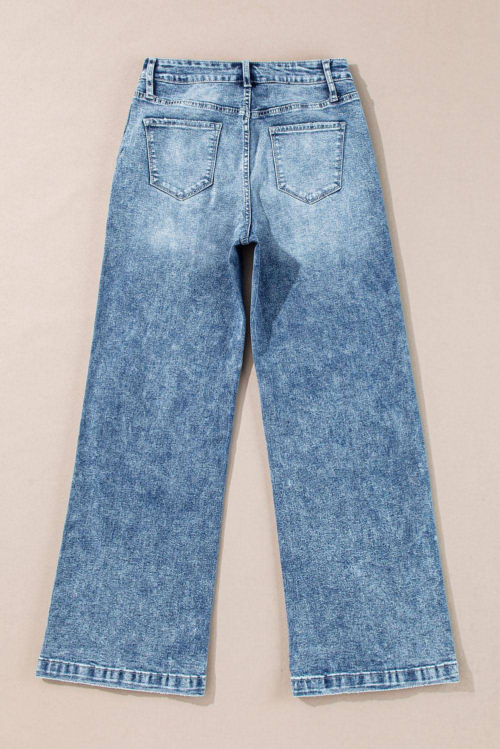 Wide Leg High Waist Jeans