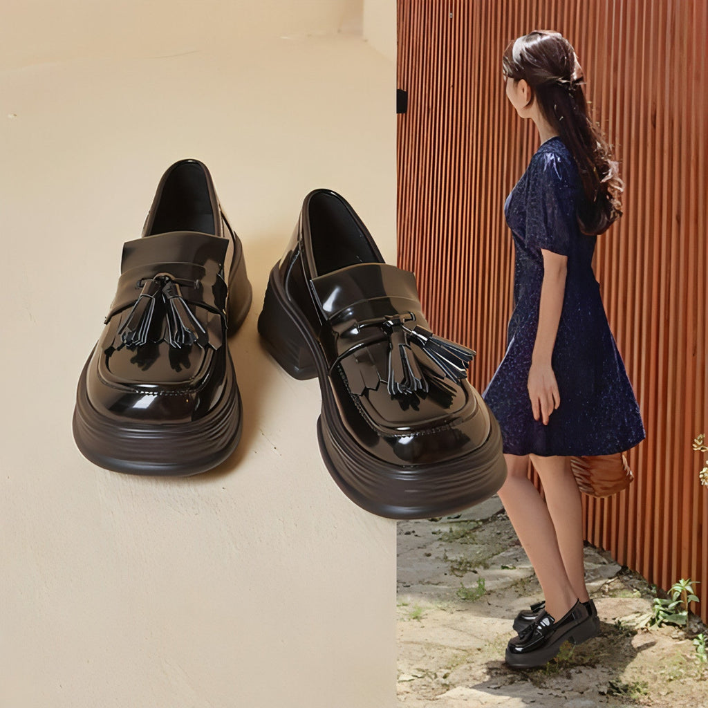 Tassel Japanese Leisure Leather Shoes