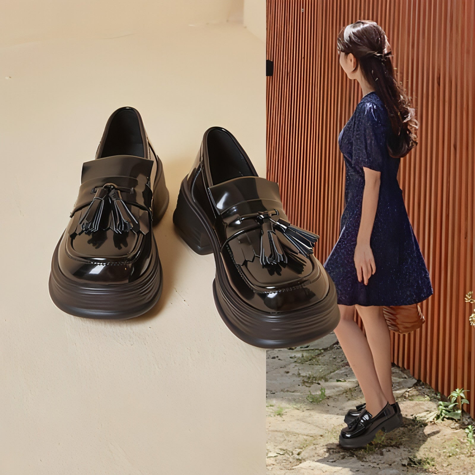 Tassel Japanese Leisure Leather Shoes