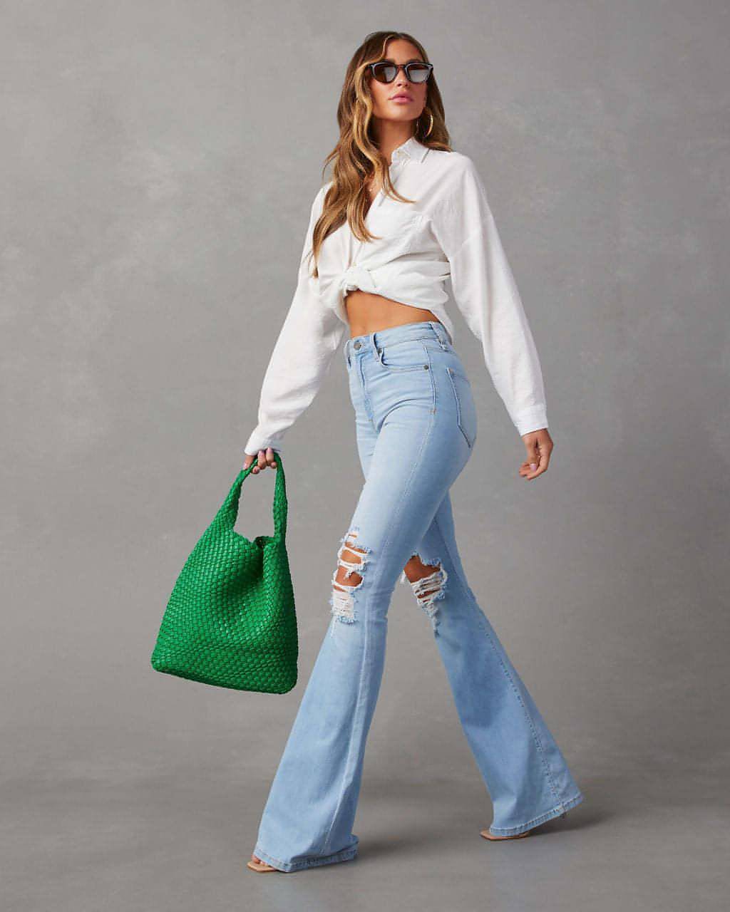 UrbanEase™ Wide-leg Jeans