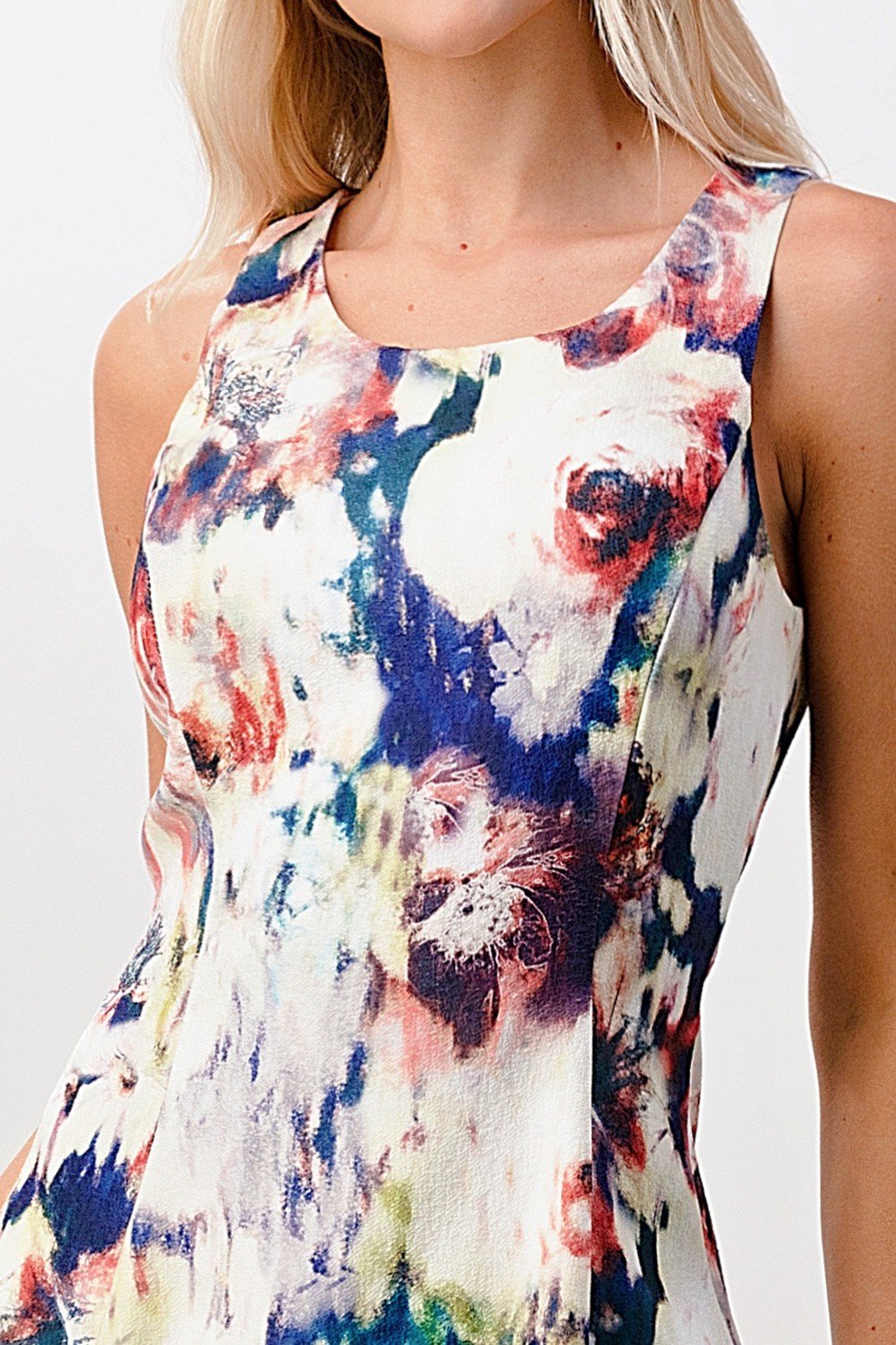Sleeveless A-Line Dress