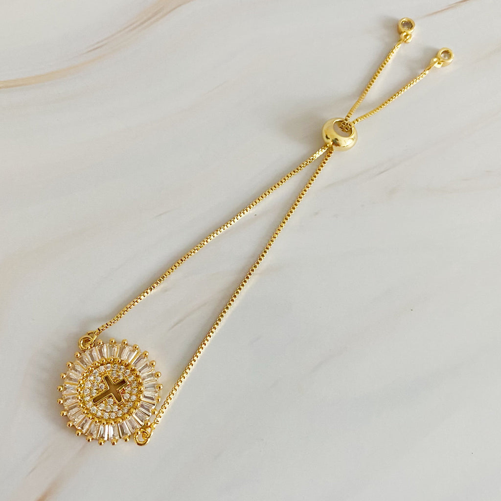 Cross Slide Bracelet