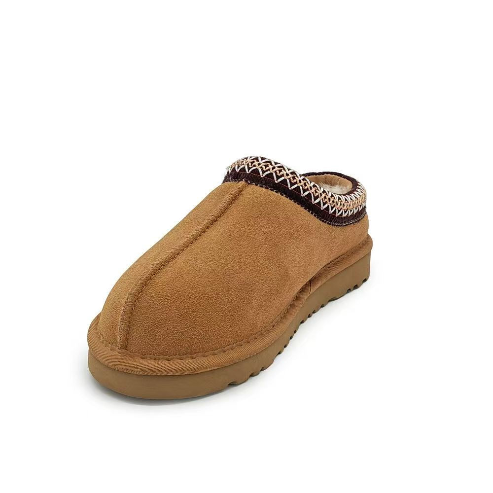 Furry Slip-On Woman Clogs