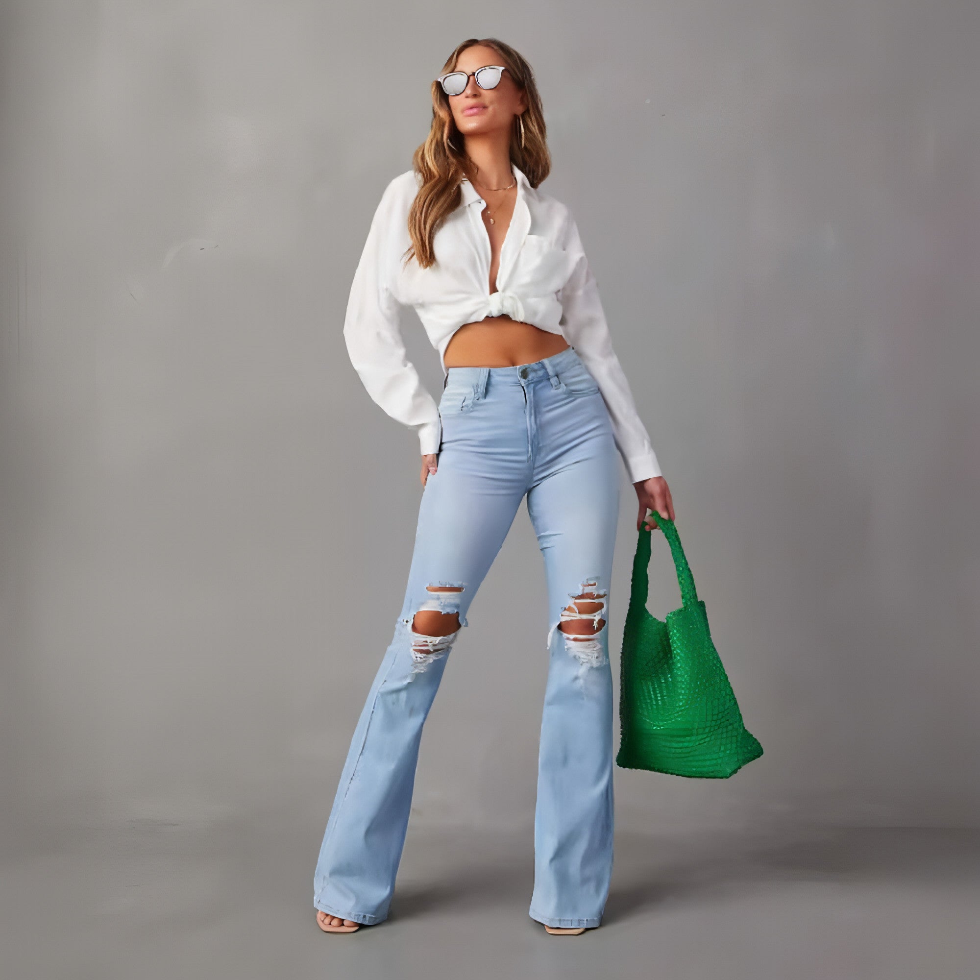 UrbanEase™ Wide-leg Jeans