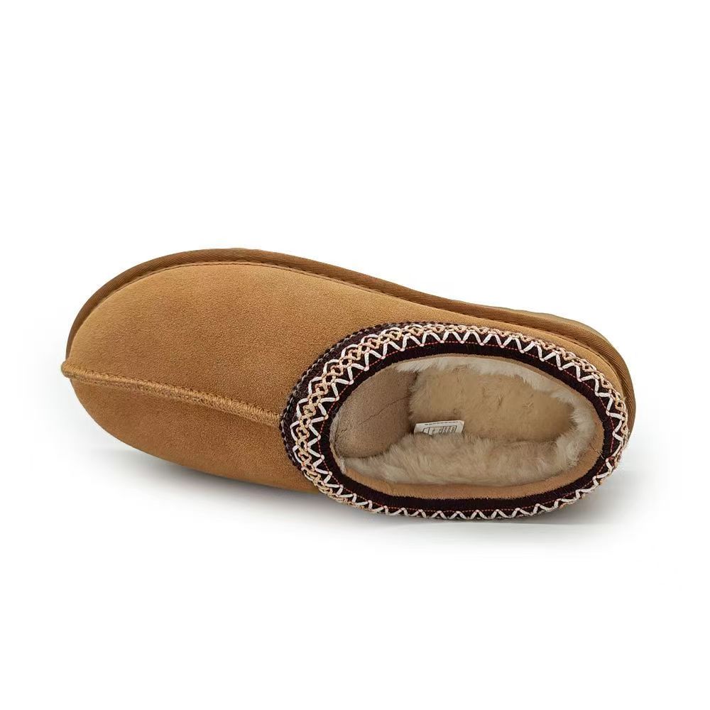 Furry Slip-On Woman Clogs