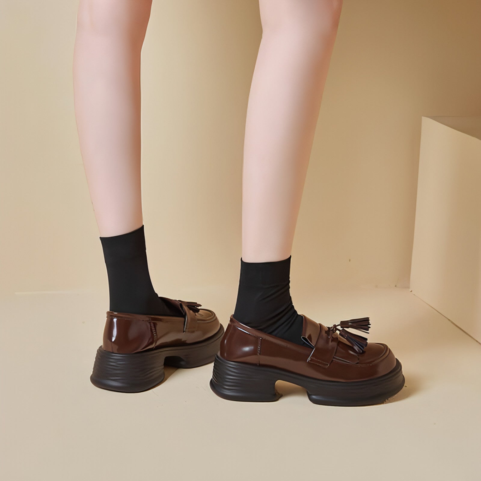 Tassel Japanese Leisure Leather Shoes