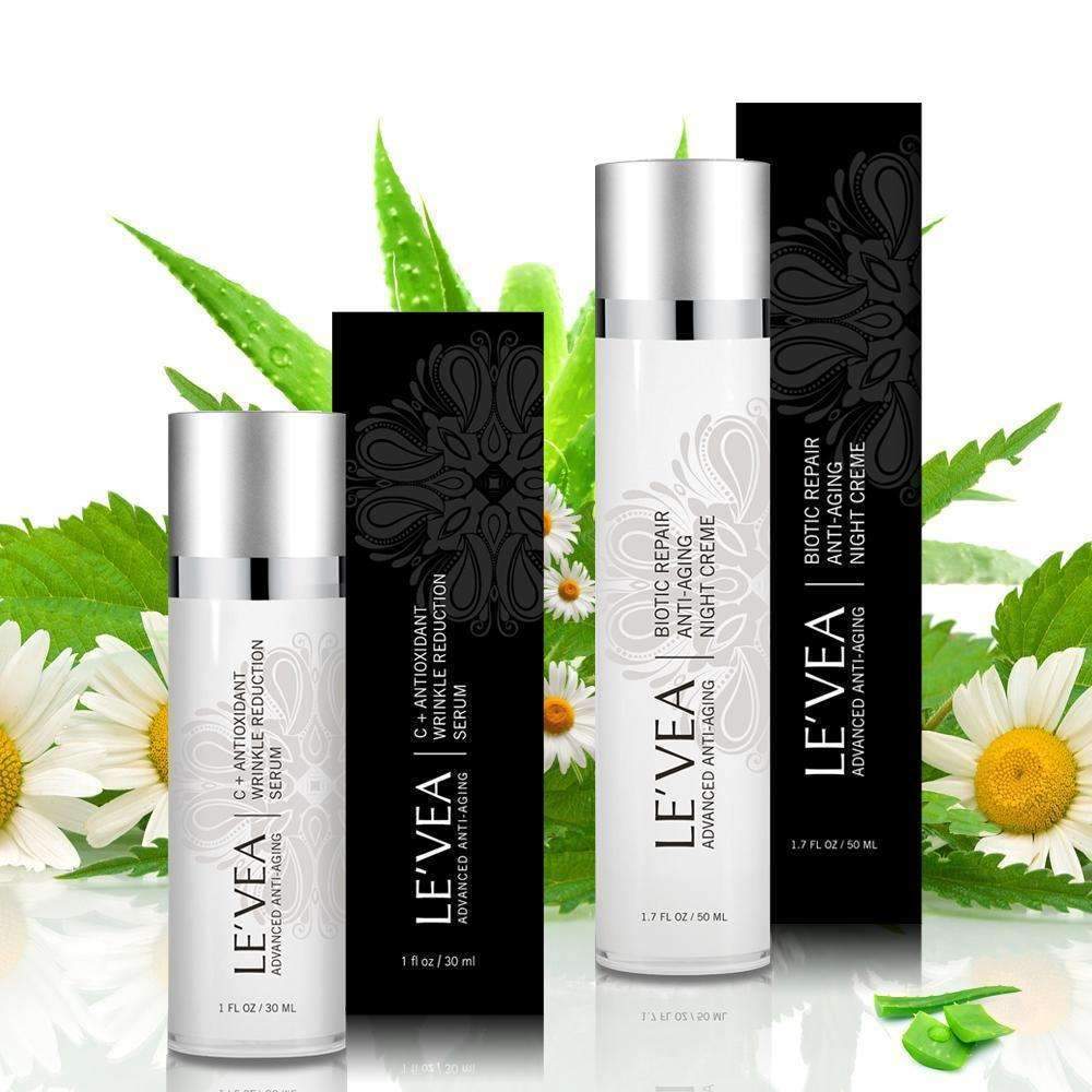 LE'VEA Age Perfect – Anti-Aging Night Cream & Vitamin C Serum Set