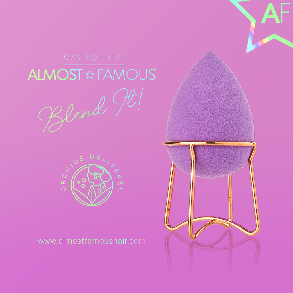 Almost Famous Makeup Blender – Rose Gold Stand
