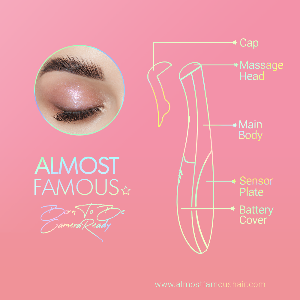 Almost Famous Microcurrent Eye Massage Anti-Aging Device