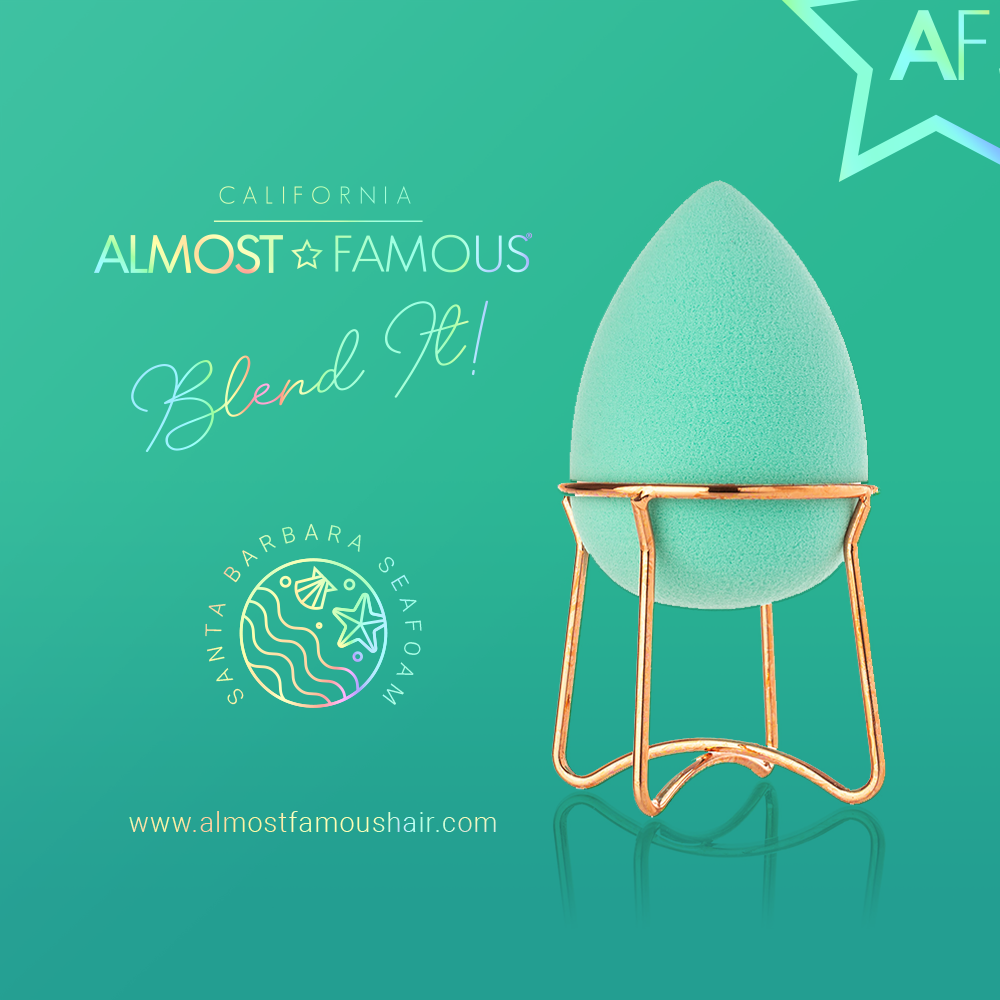 Almost Famous Makeup Blender – Rose Gold Stand
