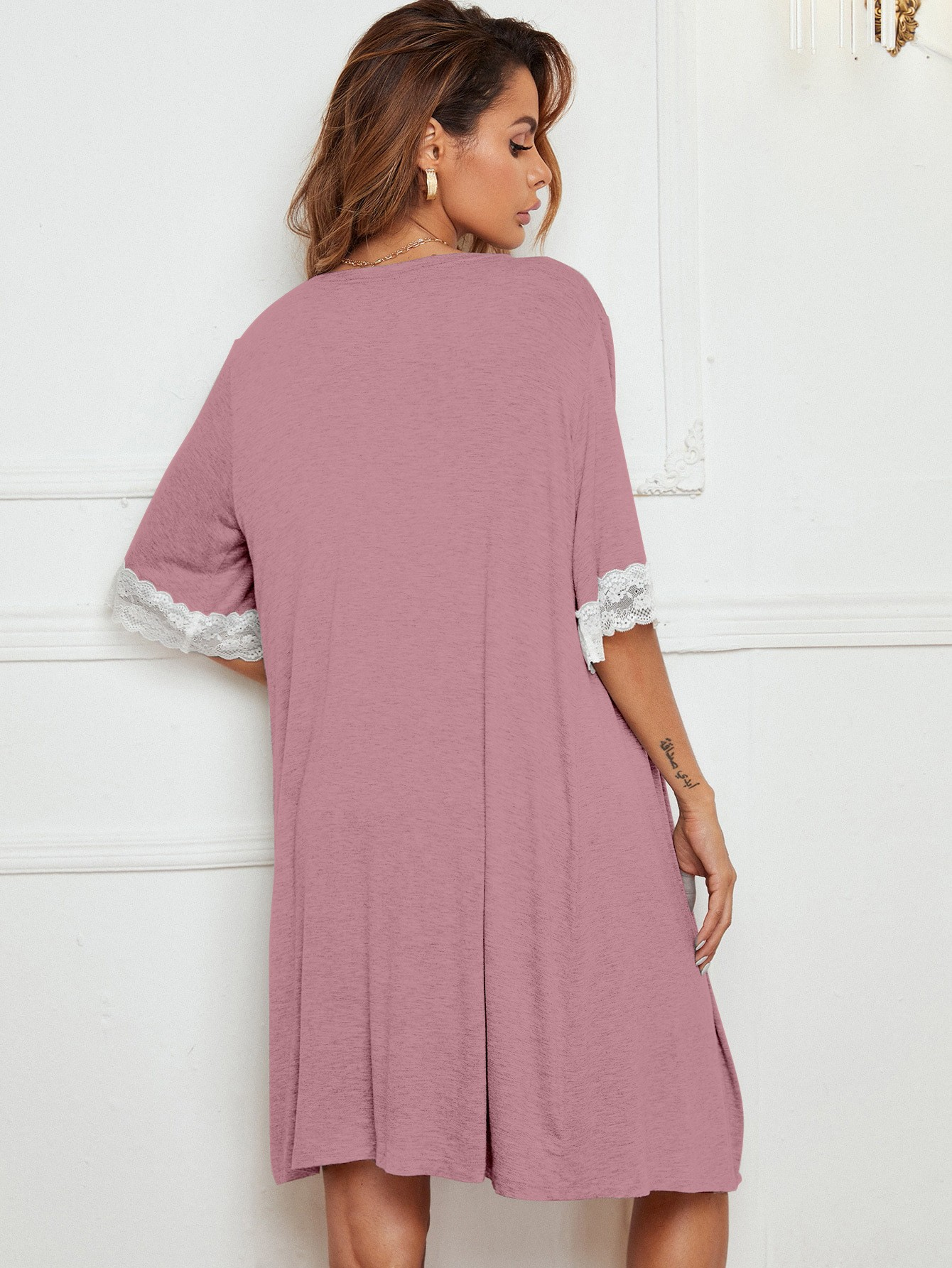 Pajama Suit Lace