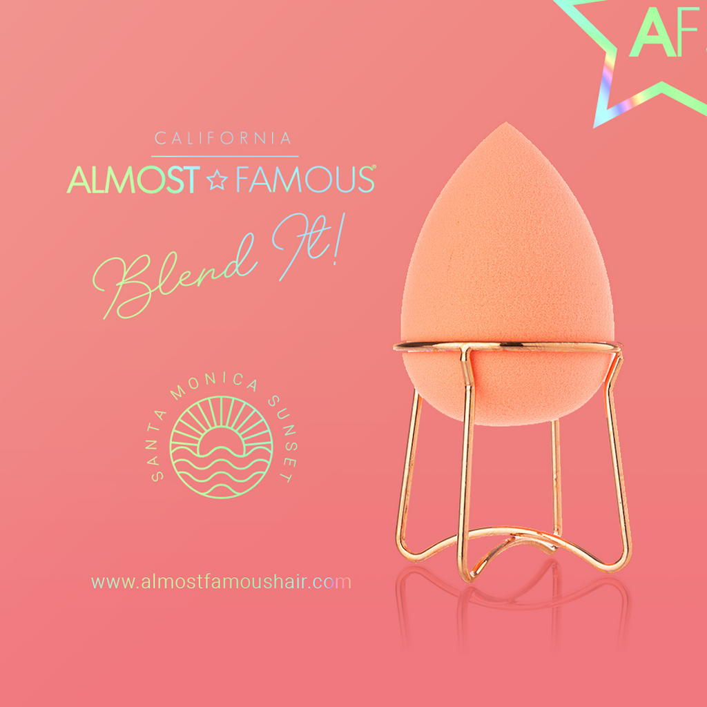 Almost Famous Makeup Blender – Rose Gold Stand