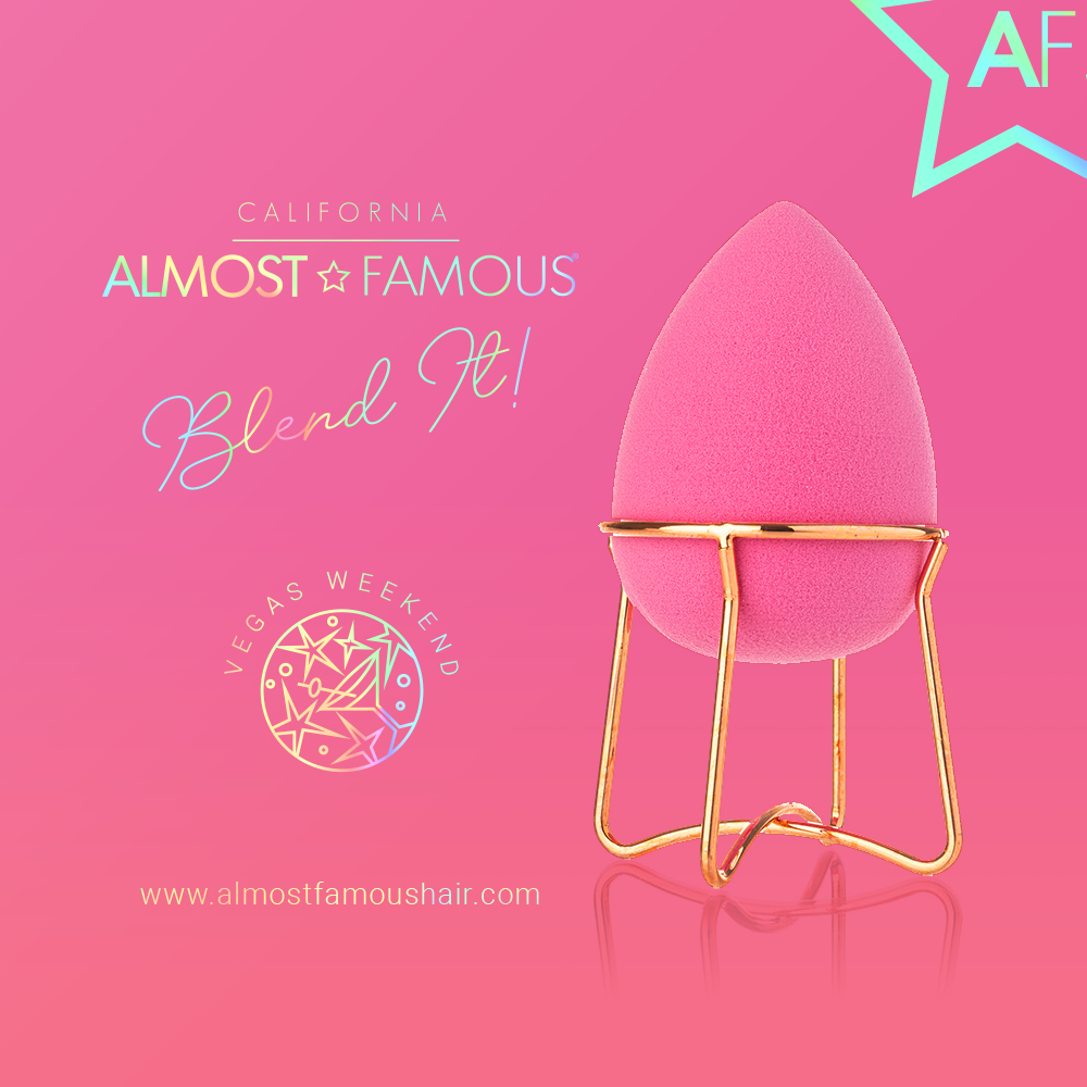 Almost Famous Makeup Blender – Rose Gold Stand