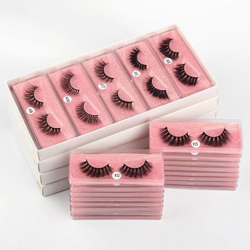Faux Mink Eyelashes Bulk Set — Natural, Fluffy & Dramatic Styles