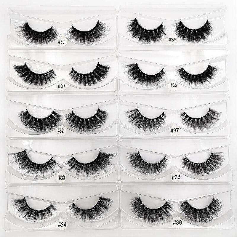 Faux Mink Eyelashes Bulk Set — Natural, Fluffy & Dramatic Styles