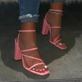 Versatile Open-toe High-heels